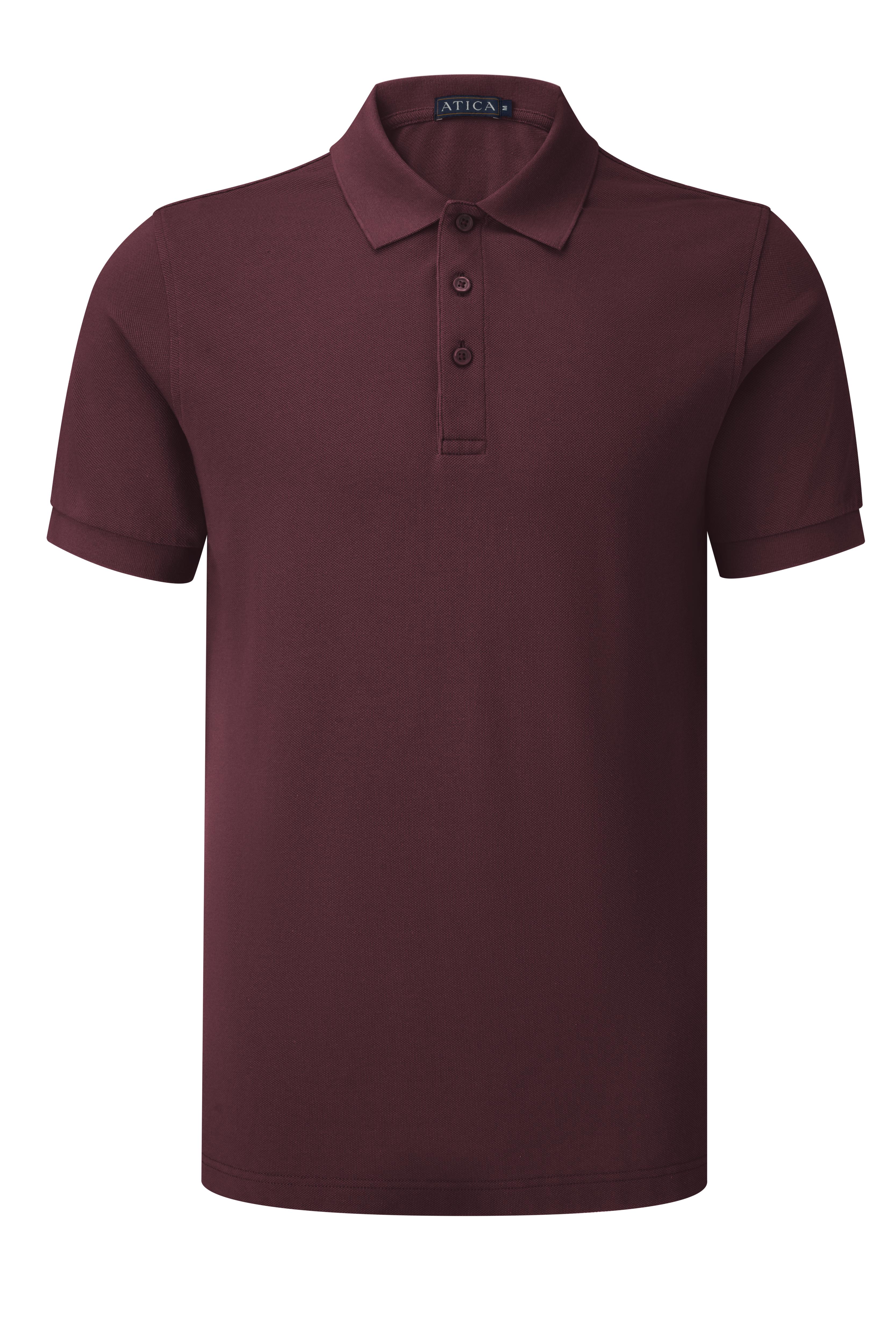Performance Polo Wine Shirt - Atica Man