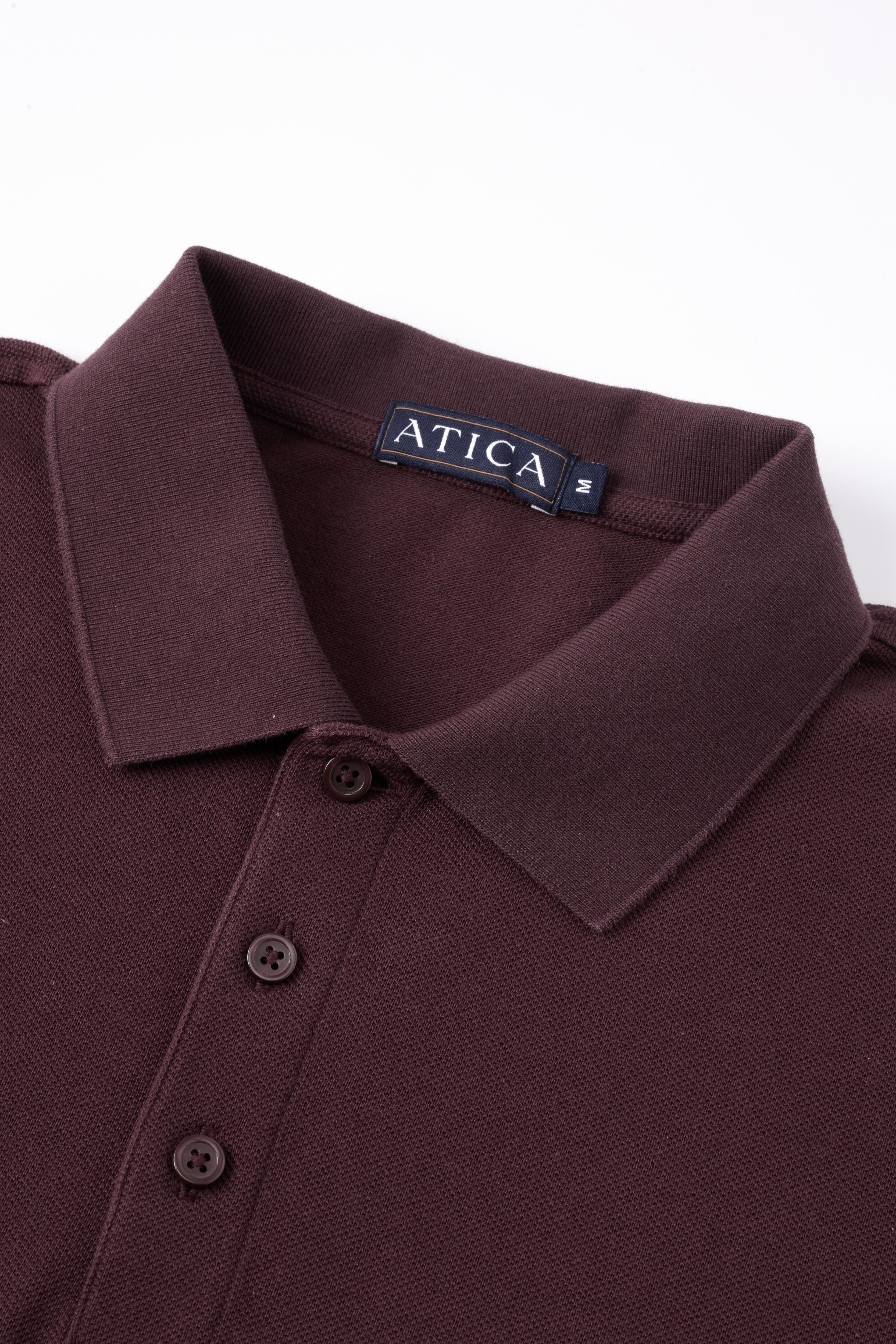 Performance Polo Wine Shirt - Atica Man