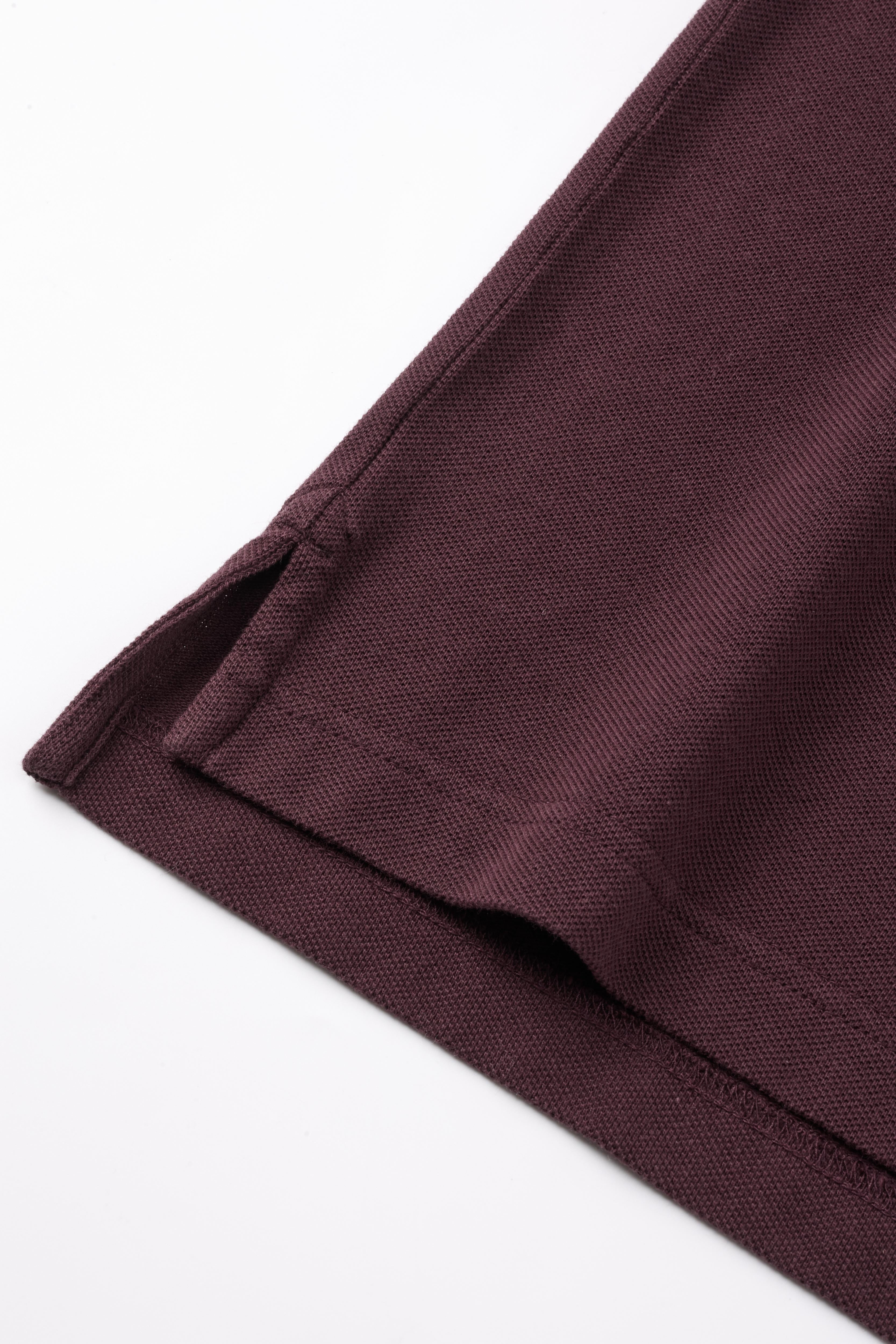 Performance Polo Wine Shirt - Atica Man