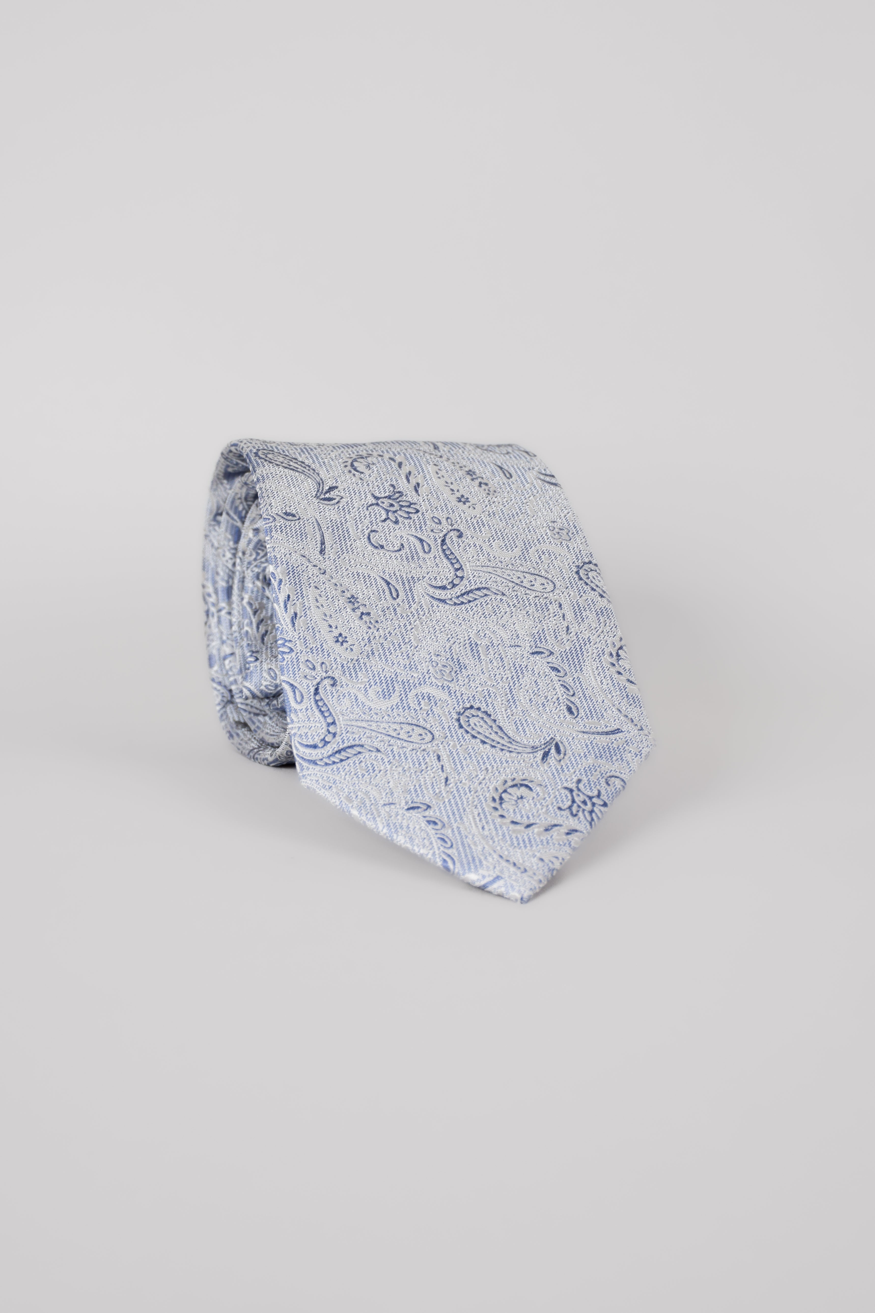Woven Tie | Pure Silk |  Paisley Jacquard Pattern - Atica Man