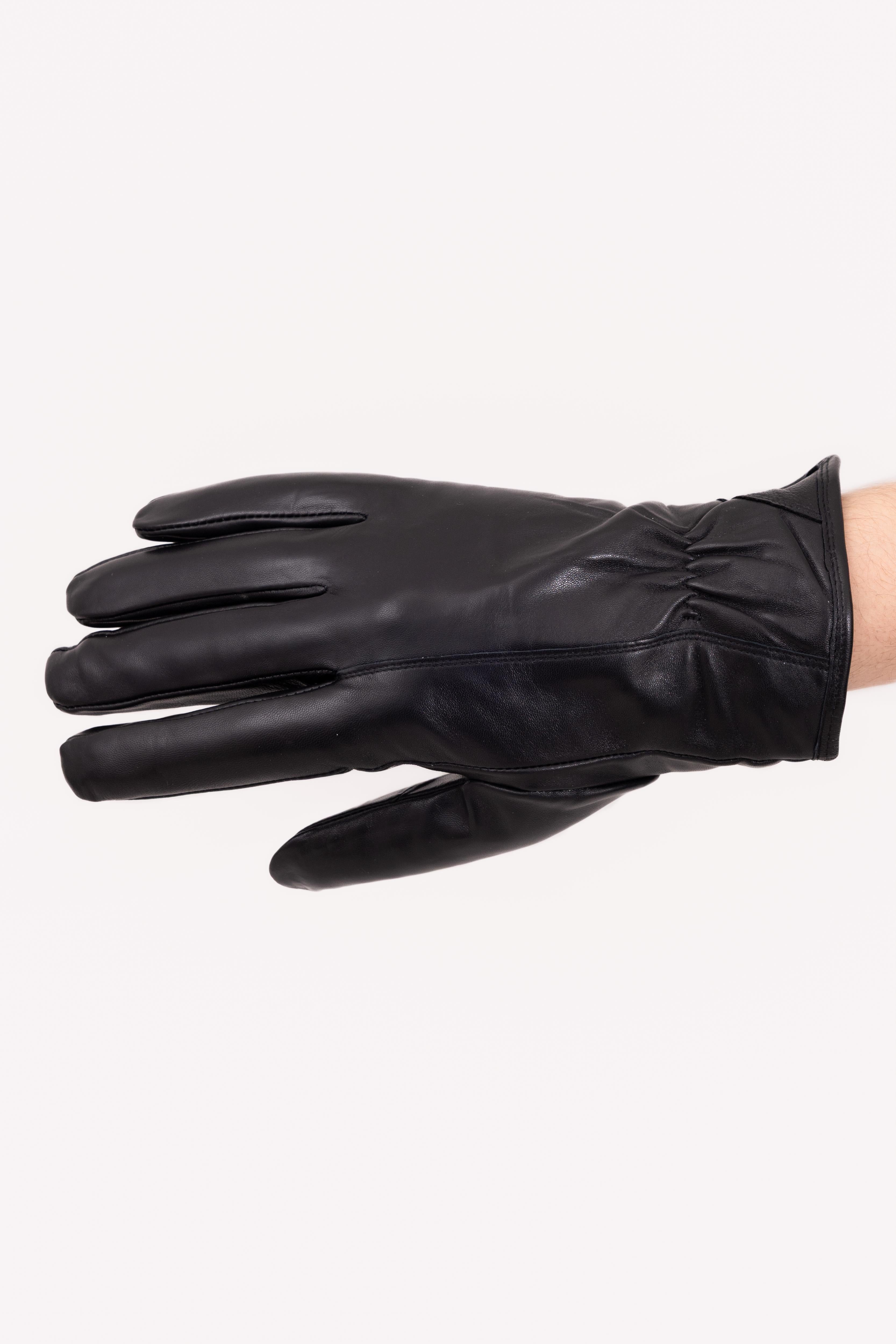 Men’s Nappa Leather Wool Lined Touchscreen Gloves - Atica Man
