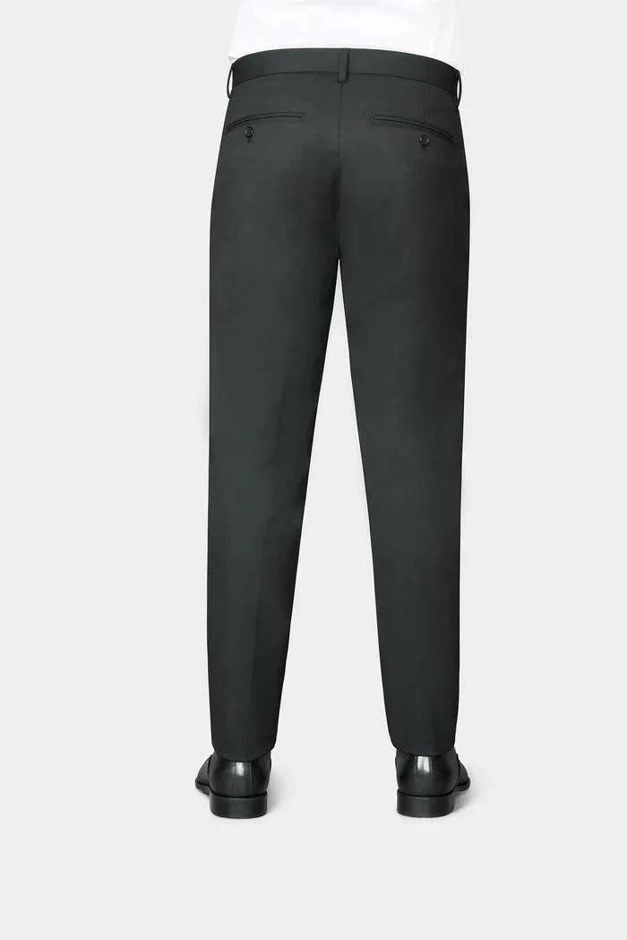 Essential Stretch Black Pants | Super Slim - Atica Man